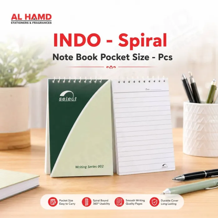 INDO - Spiral Note Book Pocket Size - Pcs