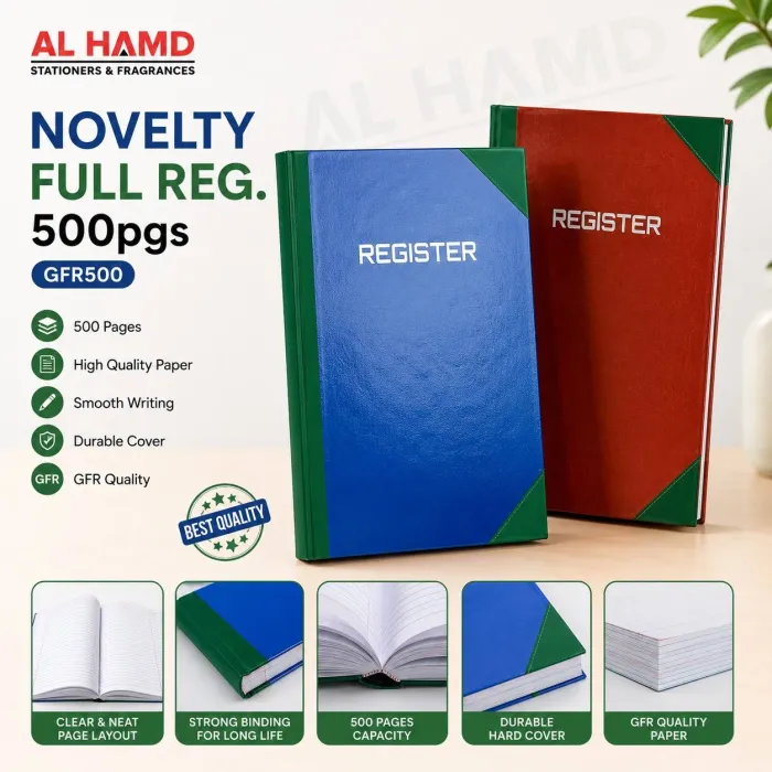 Novelty Full Reg. 500pgs GFR500