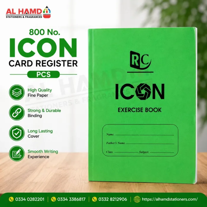 500No. ICON CARD REGISTER - Pcs