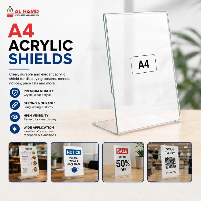 A4 Acrylic Shields