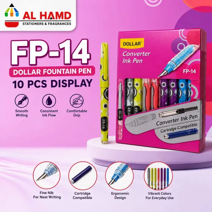 FP-14 - Dollar Foutain Pen 10Pcs Display