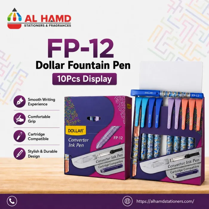 FP-12 - Dollar Foutain Pen 10Pcs Display