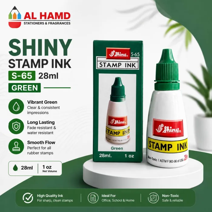 Shiny Stamp Ink S-65 28ml Green