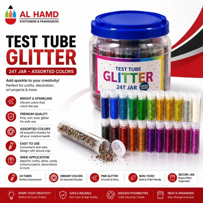 Test Tube Glitter - 24T Jar