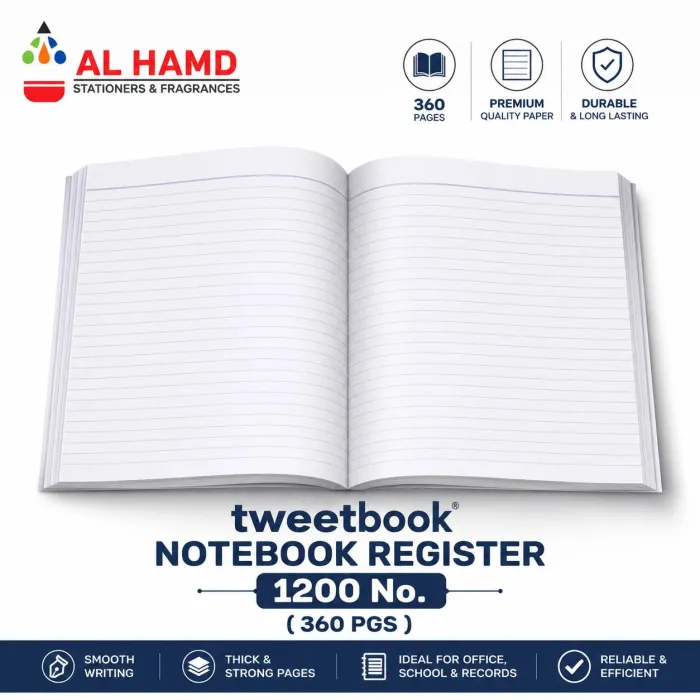 tweetbook Notebook Register 1200No. ( 360pgs )