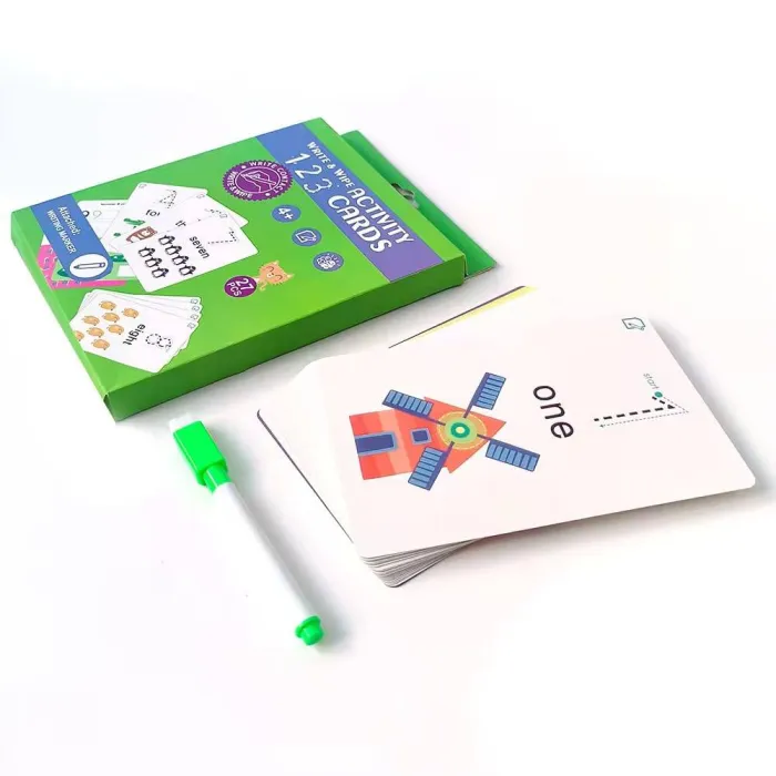 ACTIVITY CARDS - 123 - WRITE & WIPE
