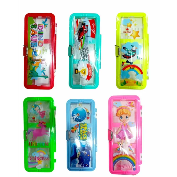 Camel Pencil Box Transparent Pcs No.GB.99