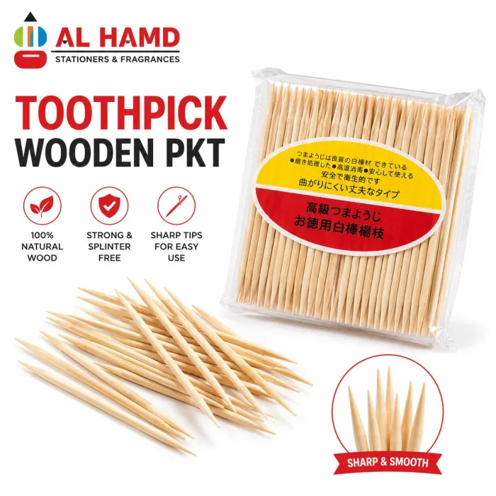 Toothpick wooden Pkt