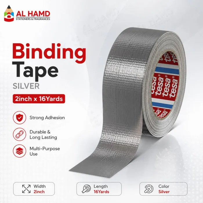 Binding Tape 2inch 16Yards Silver BT216S