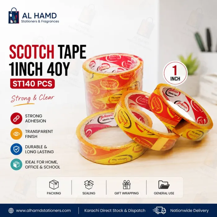Scotch Tape 1inch 40Y Pcs ST140