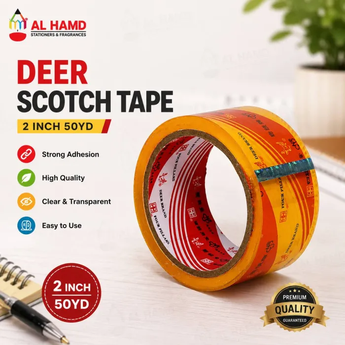 Deer Scotch Tape 2 inch 50yd