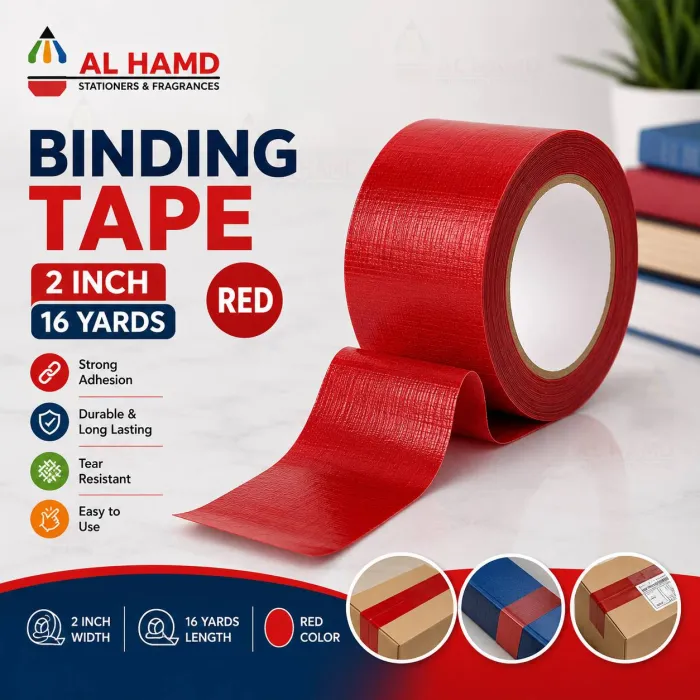 Binding Tape 2inch 16Yards RED BT216R