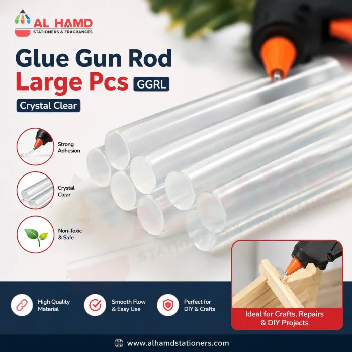 Glue Gun Rod Large Pcs GGRL ( Crystal Clear )