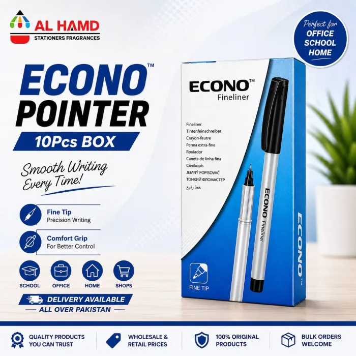 Econo - Pointer 10Pcs Box - Black