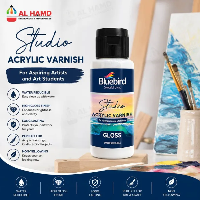 VARNISH - Acrylic Gloss Water Reducible - AA Studio - 125ml