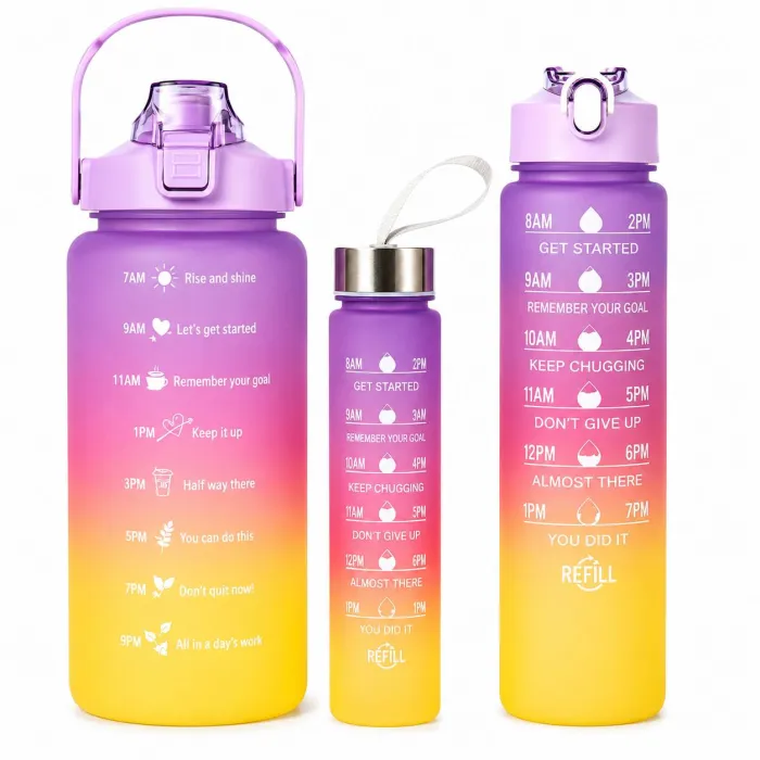 2000ml - Water Bottle - 3 in 1 ( 3 Bottles Set )