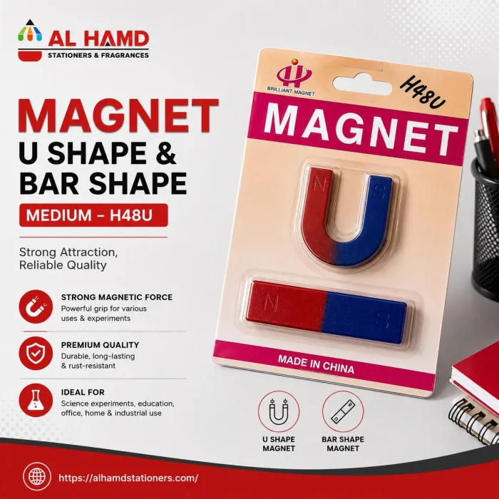 Magnet U Shape and Bar Shape - Medium - H48U