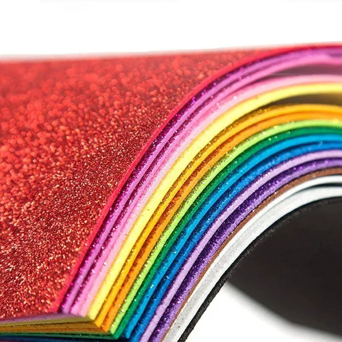 Glitter Fomic Single Colors - 10Pcs Pkt
